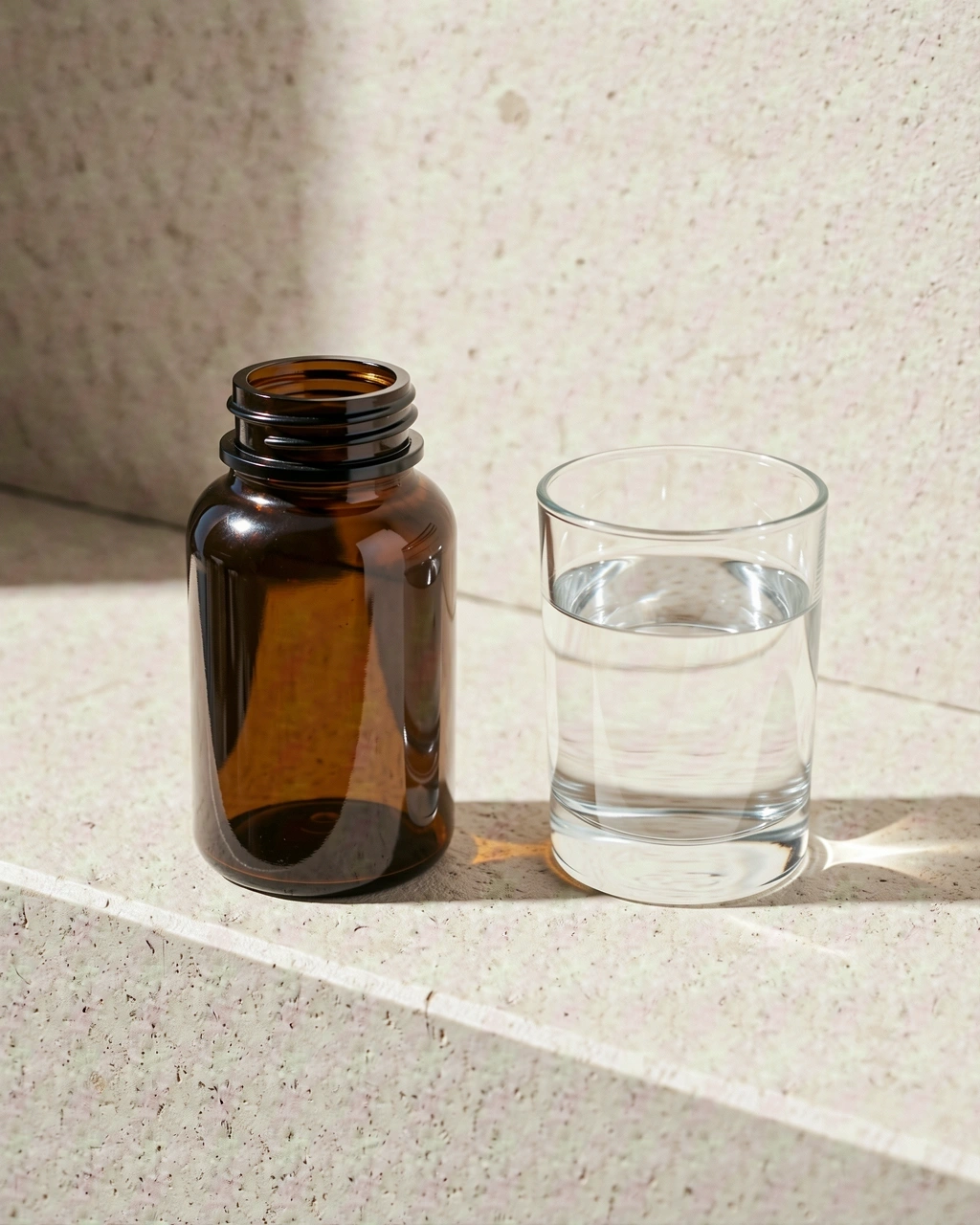 Premium nutritional supplement bottle